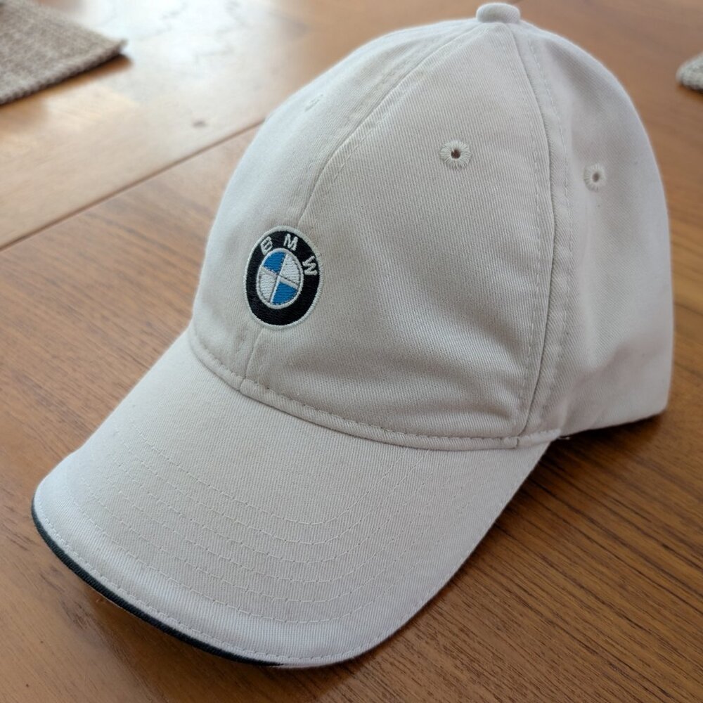 Cream, off white BMW cap